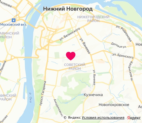 На карте