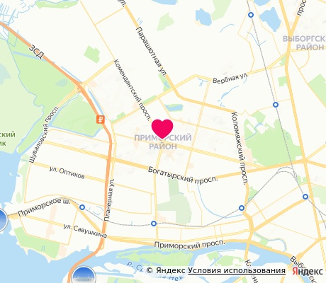 На карте