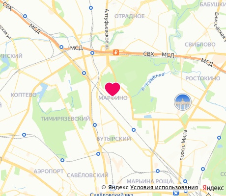 На карте