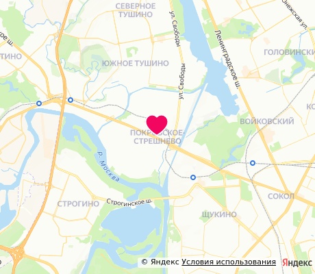 На карте