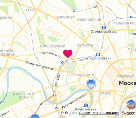 На карте