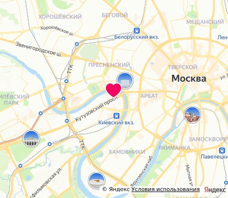 На карте