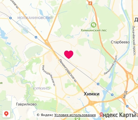 На карте
