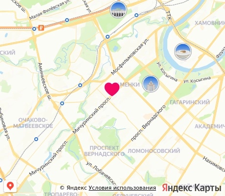 На карте