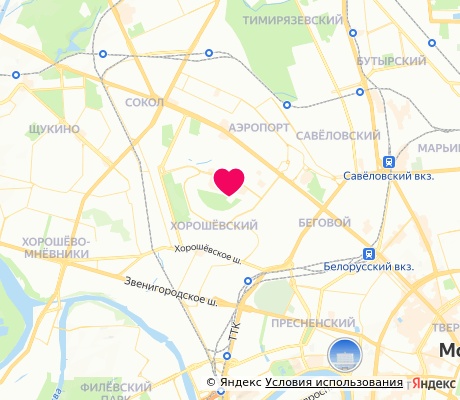 На карте