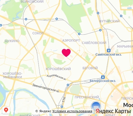 На карте