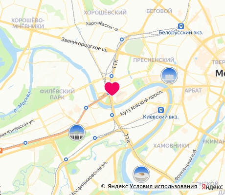 На карте