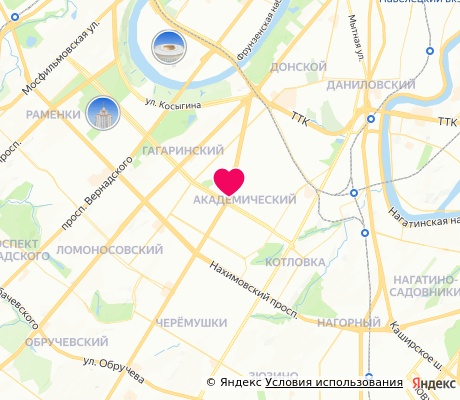 На карте