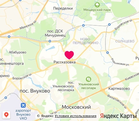 На карте
