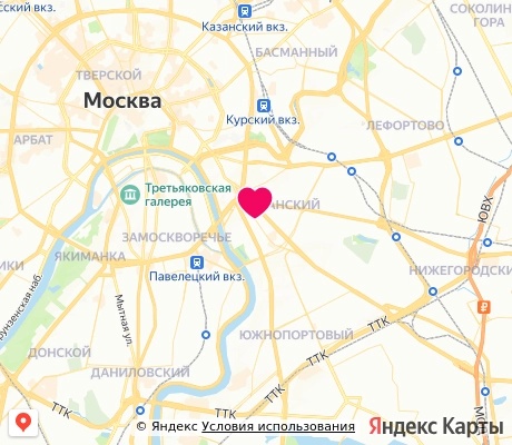 На карте