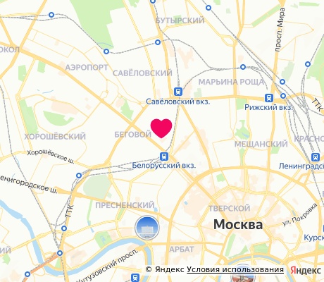 На карте