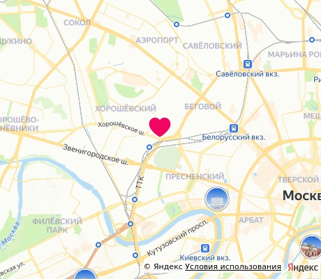 На карте