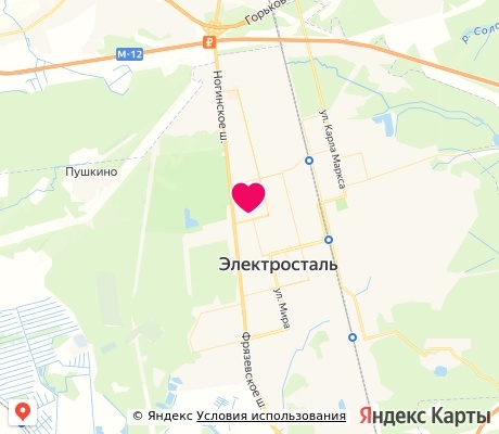 На карте