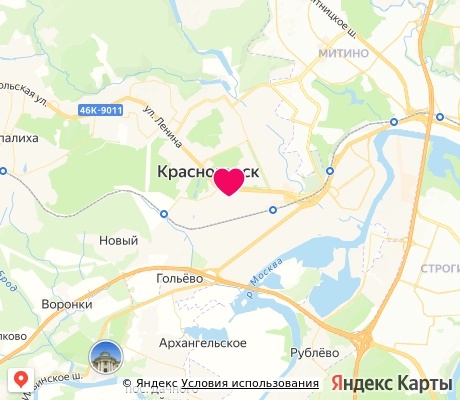 На карте