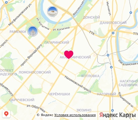 На карте