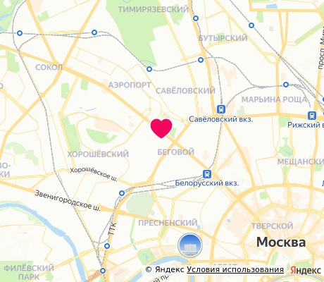 На карте
