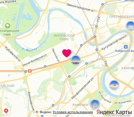 На карте