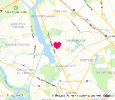 На карте
