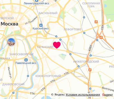 На карте