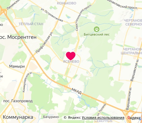 На карте