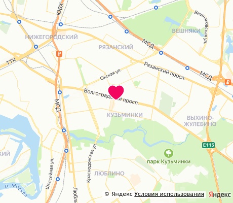 На карте