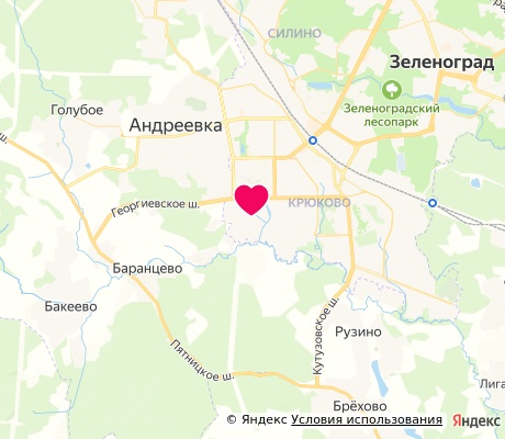 На карте