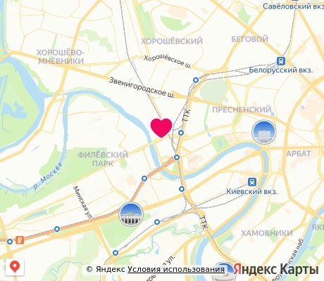 На карте