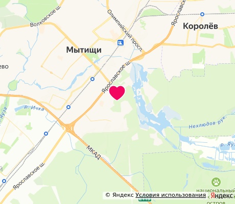 На карте