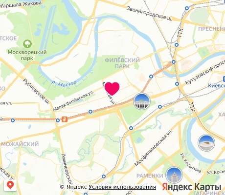 На карте