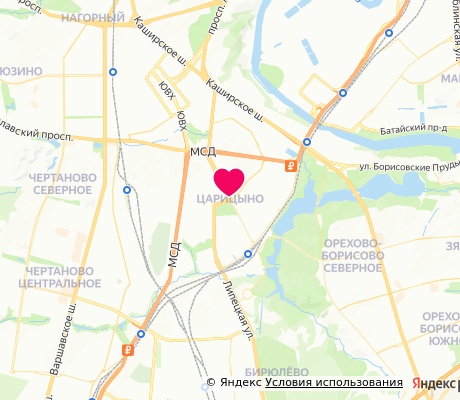 На карте
