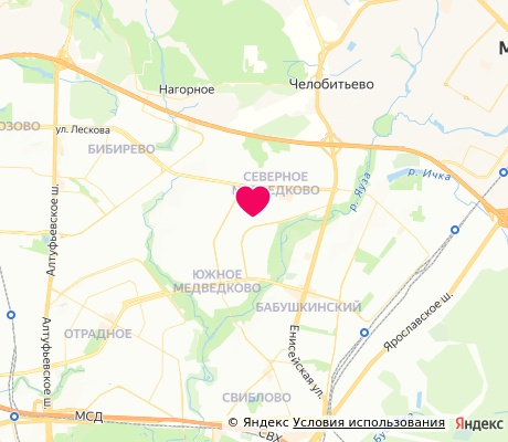 На карте