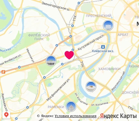 На карте