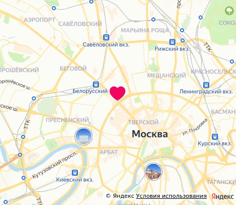 На карте