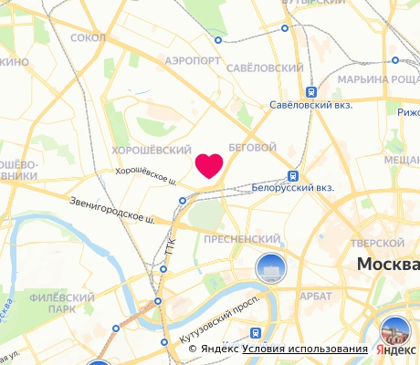 На карте