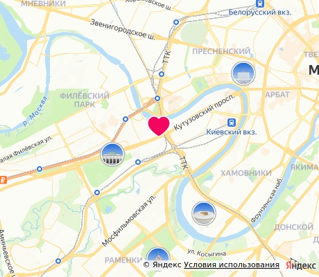 На карте