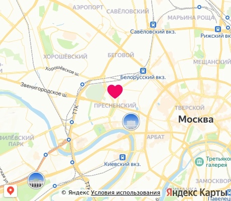 На карте
