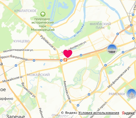 На карте