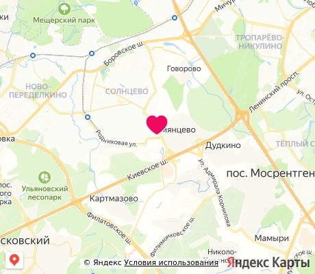 На карте