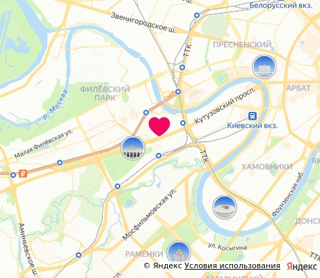 На карте