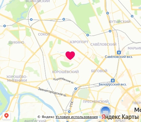 На карте