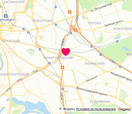 На карте