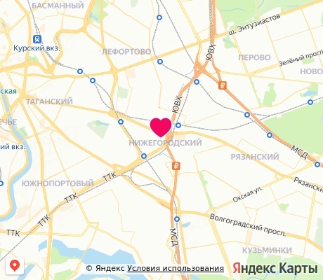 На карте