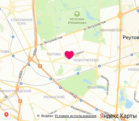 На карте