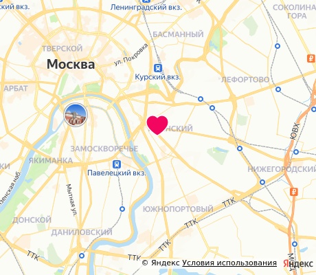 На карте