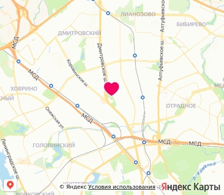 На карте