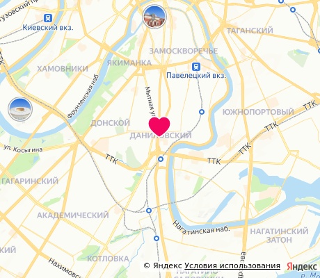 На карте