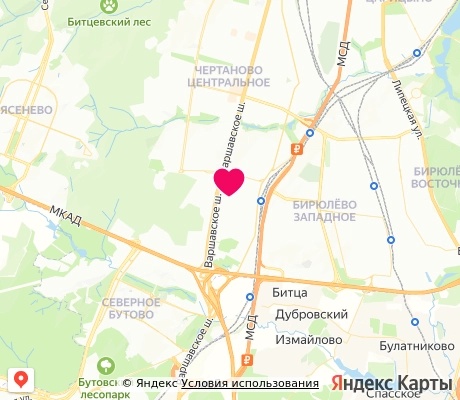 На карте