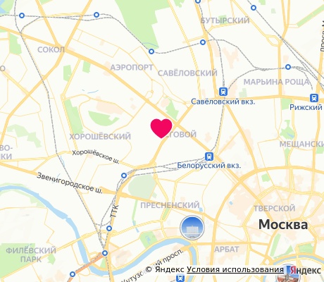 На карте