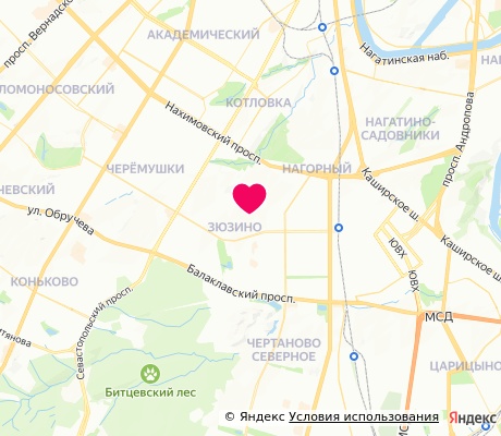 На карте