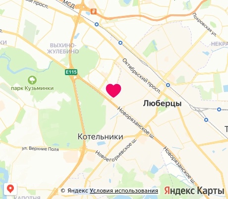 На карте